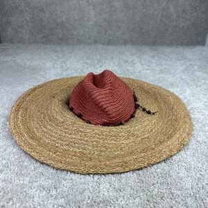 Susan Carrolan Millinery Fine Straw‎ Hat Women's Medium Oversize
